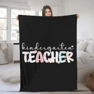 Discover Kindergarten Teacher Easter Bunny Kindergarten Teaching Baseball Tees Fleece Blankets