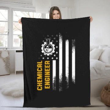 Discover chemicals Engineer Engineering 63 Fleece Blankets