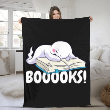 Discover Halloween Boooks ghosts for Book Lover 1 Fleece Blankets