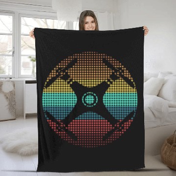 Discover Drone Pilot Camera Drone Operator Photographer Videographer 8 Fleece Blankets