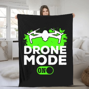 Discover Drone Mode On Quadcopter Drone Pilot Drone Flying Baseball Tees Fleece Blankets