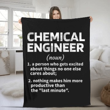 Discover chemicals Engineer Definition chemicals Engineering Student Fleece Blankets