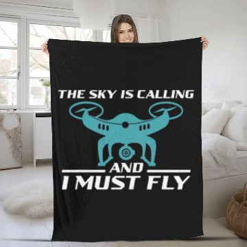 Discover Drone Pilot 12 Baseball Tees Fleece Blankets