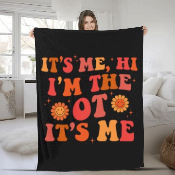 Discover Occupational Therapy Therapist Its Me Hi Im The OT Its Me 4 Baseball Tees Fleece Blankets