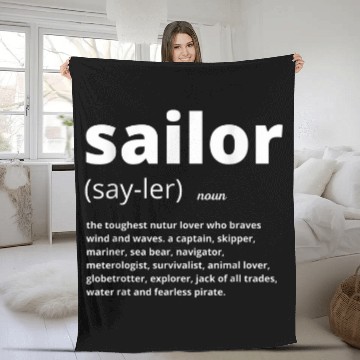 Discover Sailor noun definition of a sailor Baseball Tees Fleece Blankets