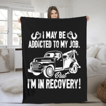 Discover Tow Truck Operator Tow Truck Driver Fleece Blankets
