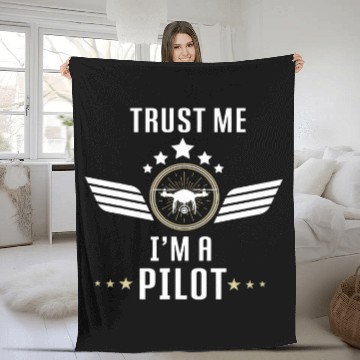 Discover drone drone pilot drone pilot quadcopter quadrocopter 1 Fleece Blankets