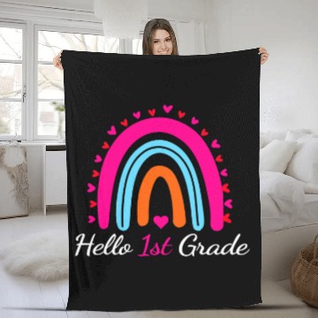 Discover HELLO 1st GRADE Goodbye Kindergarten Teacher Student Kids Zip Fleece Blankets