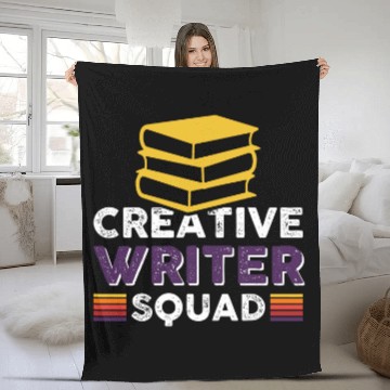 Discover Creative Writing Squad 1 Fleece Blankets