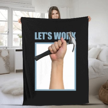 Discover Craftsmans Anthem Lets Work Tools 1 Fleece Blankets