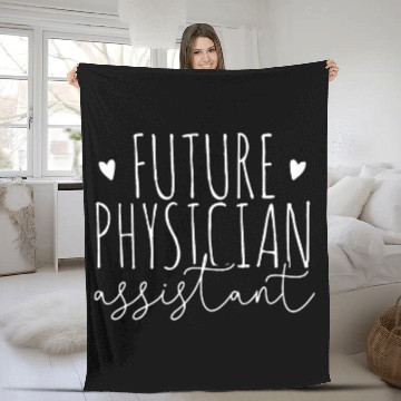 Discover Future Physician Assistant PA Student Fleece Blankets