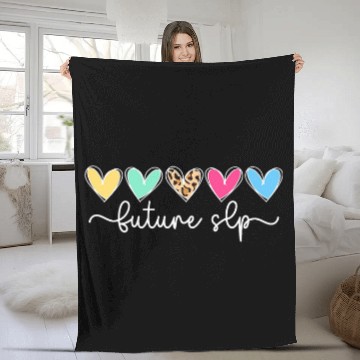 Discover Future SLP Student Speech Language Pathologist In Progress 1 Fleece Blankets