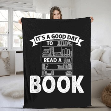 Discover Its A Good Day To Read A Book for Bookworms Men Women Baseball Tees Fleece Blankets