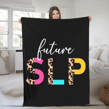 Discover Future SLP Student Speech Language Pathologist In Progress Baseball Tees Fleece Blankets