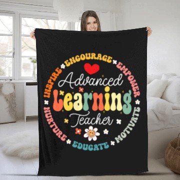 Discover Groovy Advanced Learning Teacher Appreciation Week Fleece Blankets