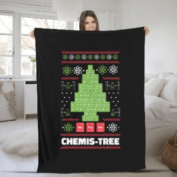 Discover Chemistry ChemisTree Christmas Gift For Student Baseball Tees Fleece Blankets