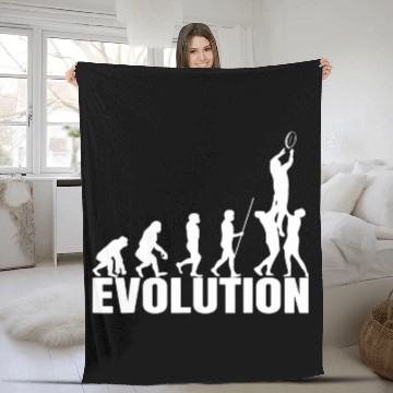 Discover Evolution Of Rugby Funny Rugby Player Fleece Blankets