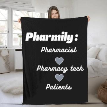 Discover Pharmily Pharmacist pharmacy tech pharmacy student Baseball Tees Fleece Blankets