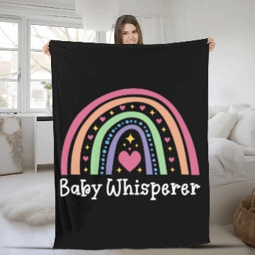 Discover Infant Teacher Student Baby Whisperer Fleece Blankets