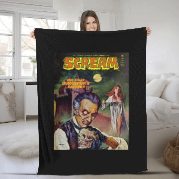 Discover Halloween Horror vintages Skull Monster Comic Book Retro Baseball Tees Fleece Blankets