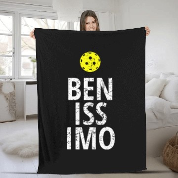 Discover Benissiomo Funny Pickleball Player Quote Fleece Blankets