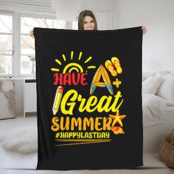 Discover Last Day Of School Teacher Appreciation Students Baseball Tees Fleece Blankets