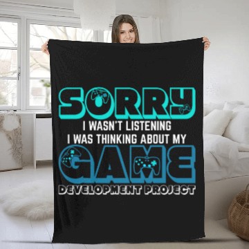 Discover Gaming Coder Debugging Programmer Multiplayer Dev Developer Fleece Blankets