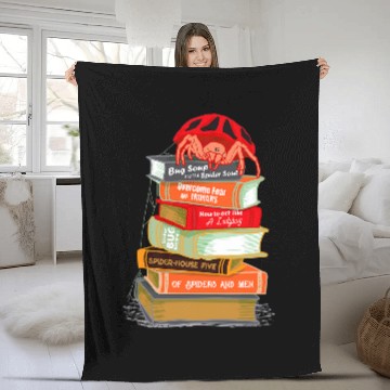 Discover Ladybug Spider Book Design Fleece Blankets
