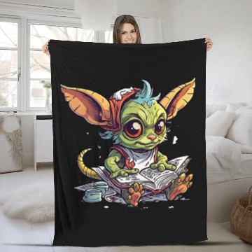 Discover A Gremlins Guide to Reading Thoughts Fleece Blankets