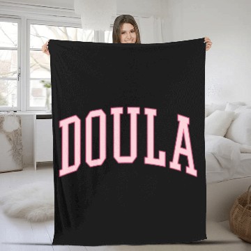Discover Doula Midwife Cute Preppy Pink Womens Birth Worker Baseball Tees Fleece Blankets