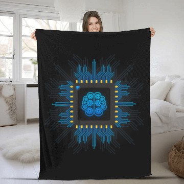 Discover NLP Programming Neuro Coding Computer Nerd Geeks Programmer Fleece Blankets