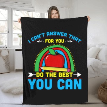 Discover Test Day For Teacher Professor Educator Principal Test Exam 7 Fleece Blankets