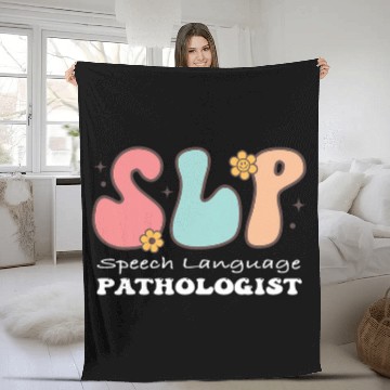 Discover Speech Language Pathology Pathologist SLP Speech Therapist 3 Fleece Blankets