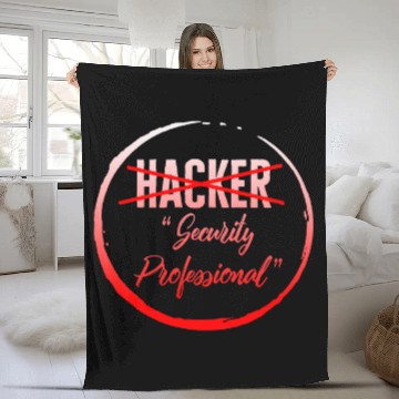 Discover Programmer Security Professional Fleece Blankets Funny Computer Zip Fleece Blankets