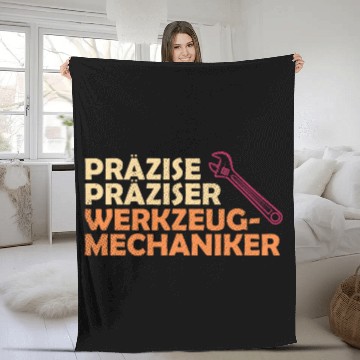 Discover Toolmaker technology manufacturing dad worker technology Fleece Blankets
