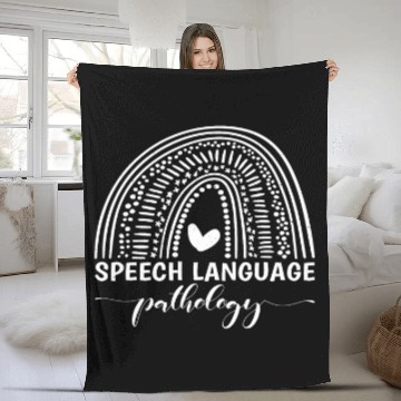 Discover Speech Language Pathology SLP Speech Language Therapy Baseball Tees Fleece Blankets