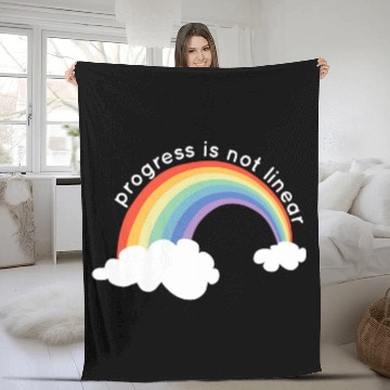 Discover Sped Teacher Paraprofessional Progress Is Not Linear Fleece Blankets
