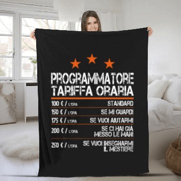 Discover Programmer Hourly Rate Computer Software Developer Fleece Blankets