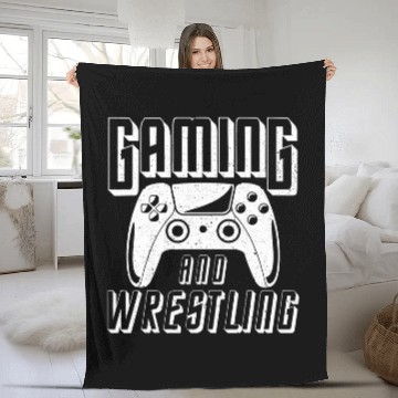 Discover Gaming and Wrestling Video Game Controller Fleece Blankets