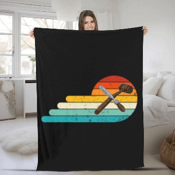 Discover Sawmill Carpenter Carpenter Woodworker Chainsaw Profession 1 Fleece Blankets