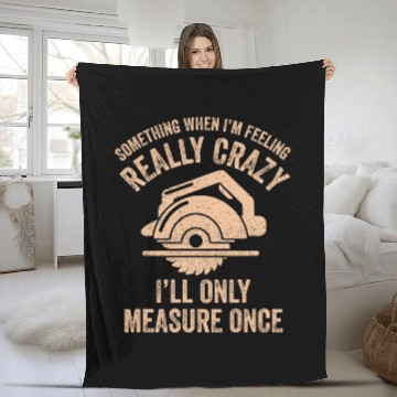 Discover Sawmill Carpenter Carpenter Woodworker Chainsaw Profession 15 Fleece Blankets