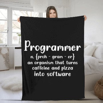 Discover Software Engineer with the inscription Programmer 1 Baseball Tees Fleece Blankets