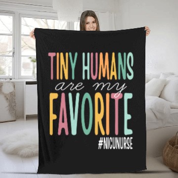 Discover Tiny Humans Are My Favorite NICU nurses Baseball Tees Fleece Blankets