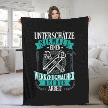 Discover Toolmaker technology manufacturing dad worker technology 7 Fleece Blankets