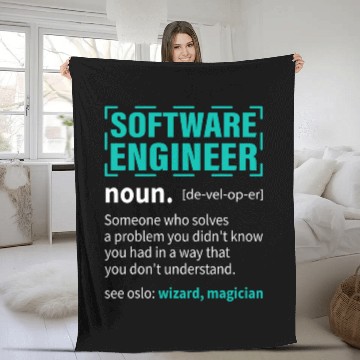 Discover Software Engineer Someone Who Solves A Problem You Didnt Baseball Tees Fleece Blankets
