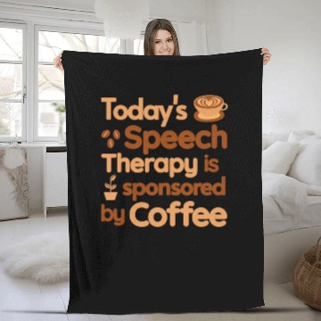 Discover Speech Therapist SLP Speech Language Pathologist Therapy Fleece Blankets