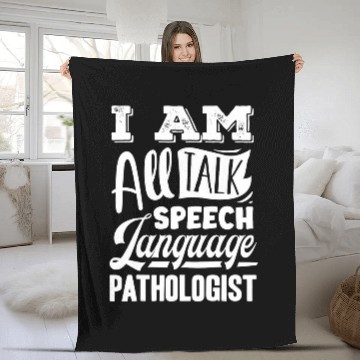Discover Speech Pathology Speech Pathologist Speech Therapist 3 Fleece Blankets