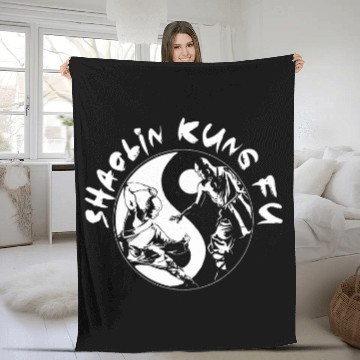 Discover Shaolin Kung Fu 1 Fleece Blankets