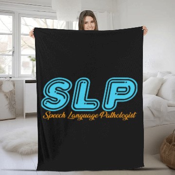 Discover Speech Therapy Speech Language Pathologist Therapist SLP 3 Fleece Blankets