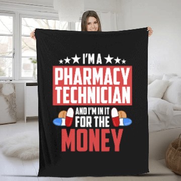 Discover Im A Pharmacy Technician And Im Health Care Pharmacy Tech Fleece Blankets